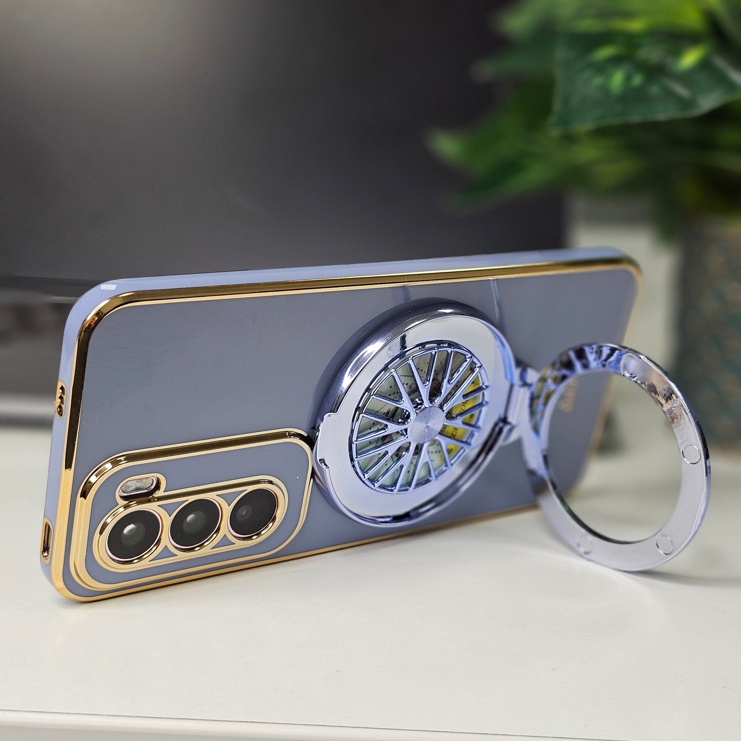 Oppo Reno 12 Pro 5G Best Selling Stress Buster Wheel Silicone Scratch Resistant Back Case
