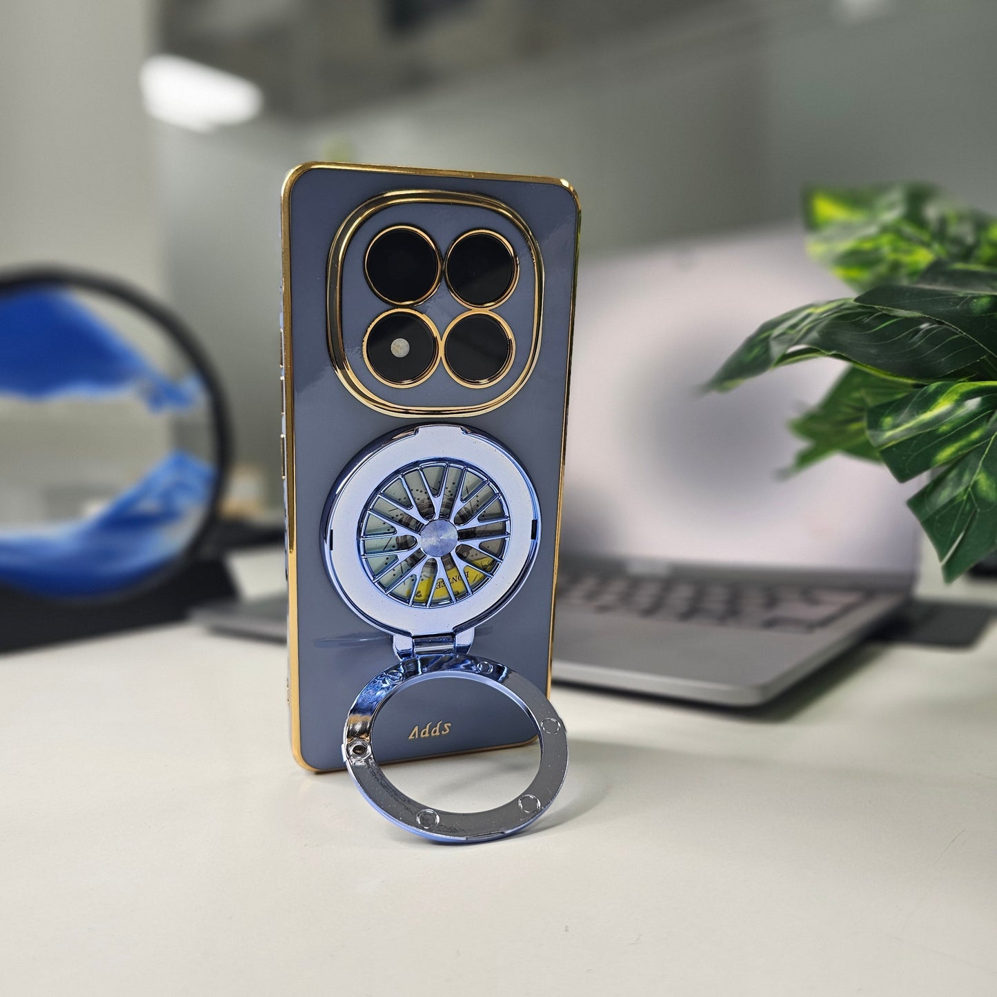 Redmi Note 14 Pro+ 5G Best Selling Stress Buster Wheel Silicone Scratch Resistant Back Case