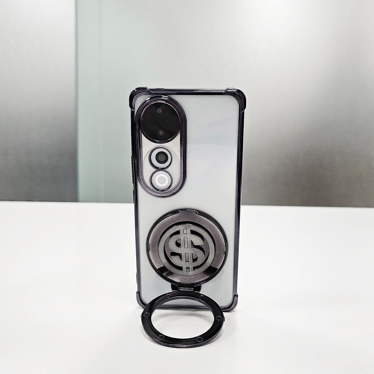 Vivo V40 Pro 5G Four Corner Airbags 100% Original Astro Money Magnet Rotating Dollar Case
