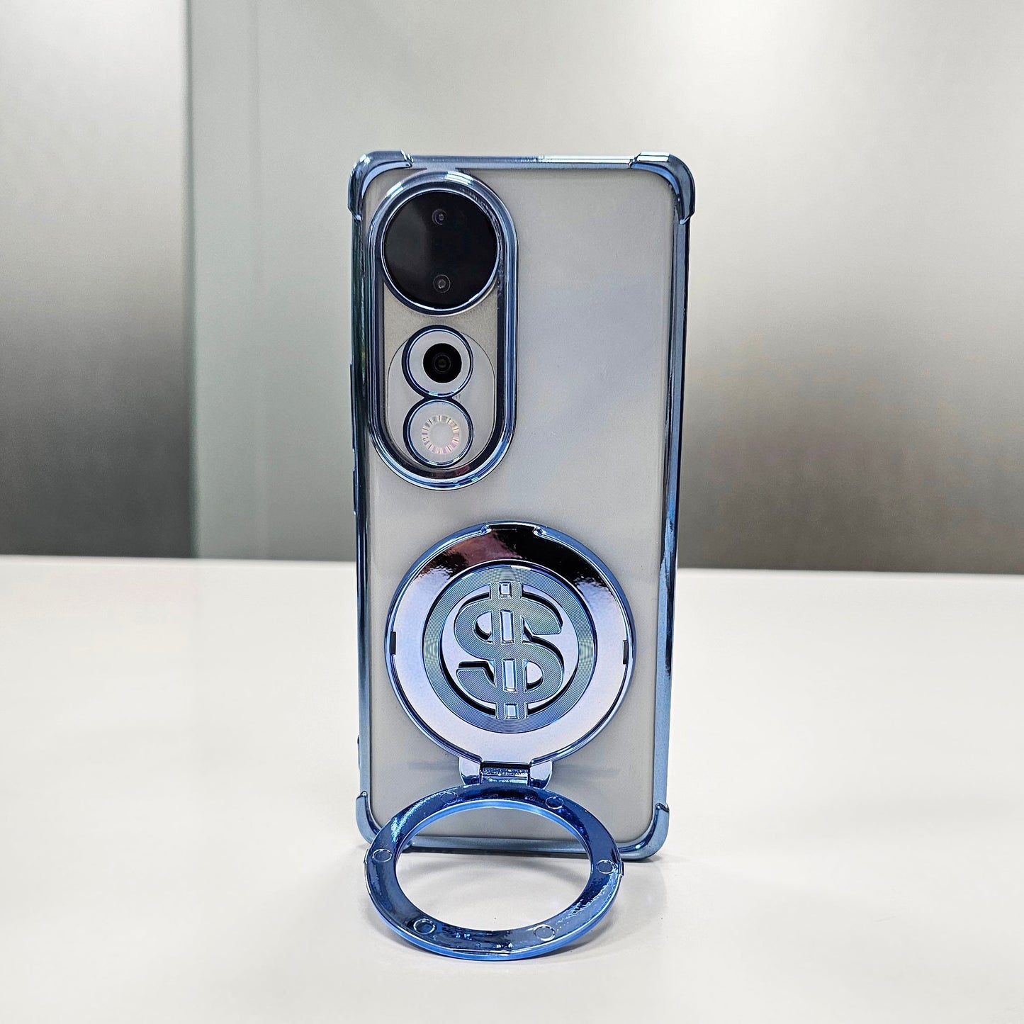 Vivo V40 Pro 5G Four Corner Airbags 100% Original Astro Money Magnet Rotating Dollar Case