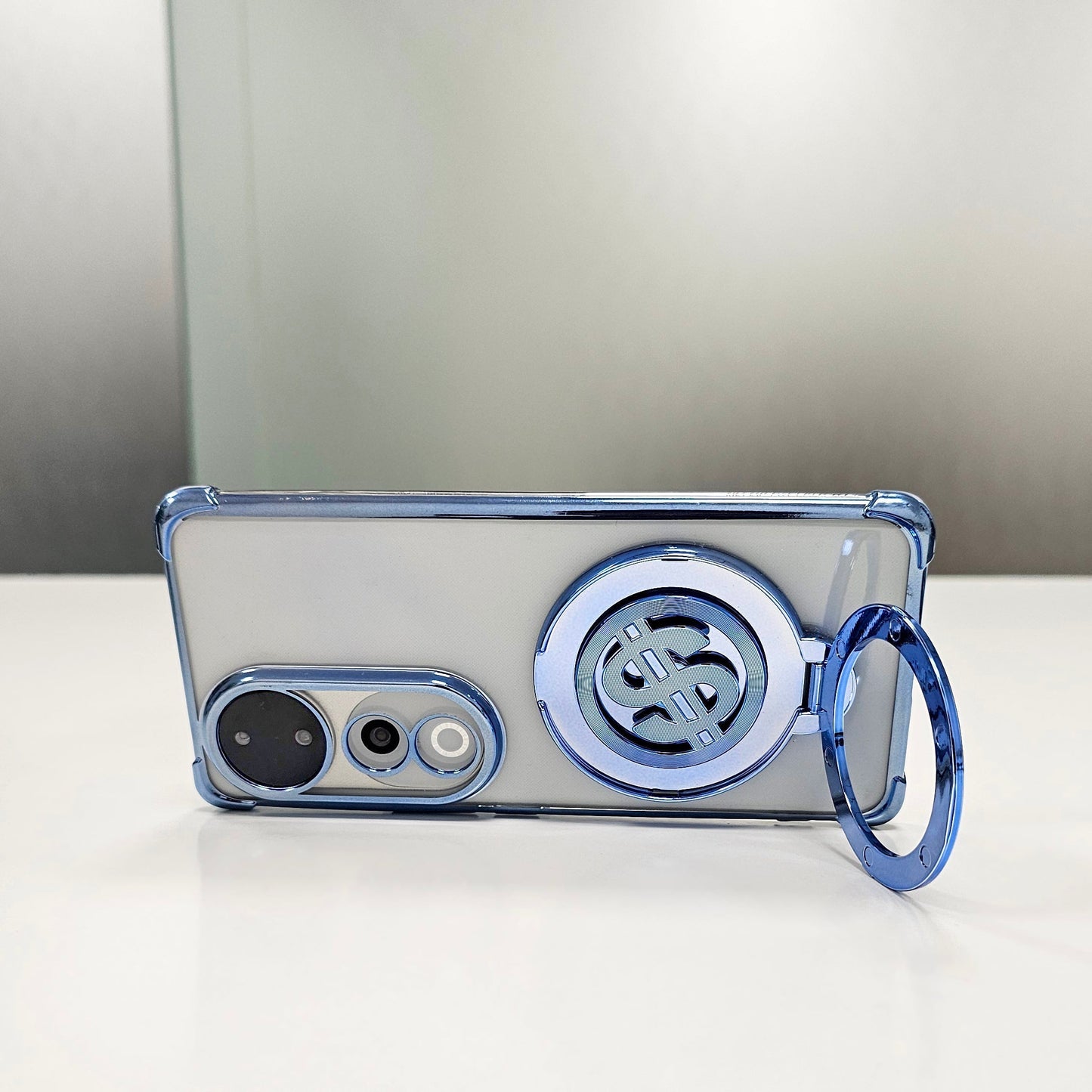 Vivo V40 Pro 5G Four Corner Airbags 100% Original Astro Money Magnet Rotating Dollar Case