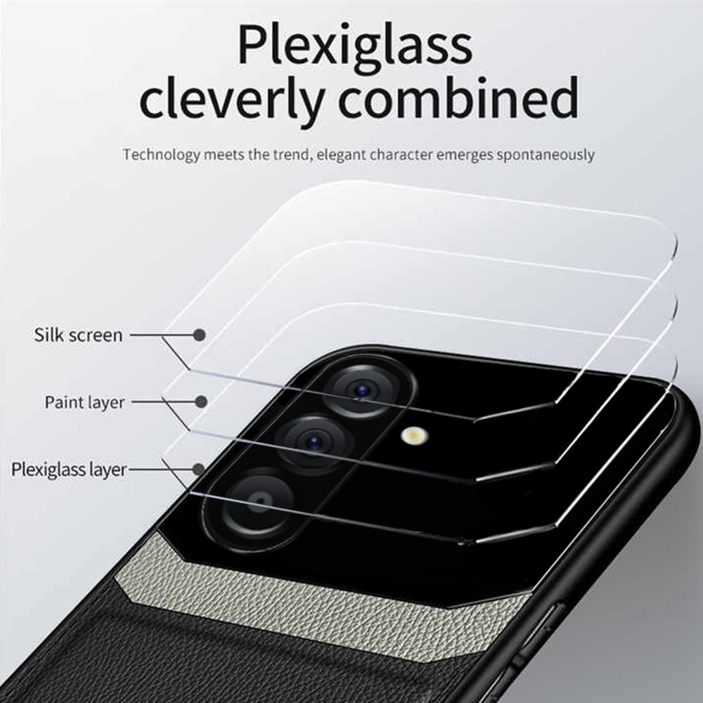 Samsung Galaxy A56 5G Premium Leather Lens Protective Case