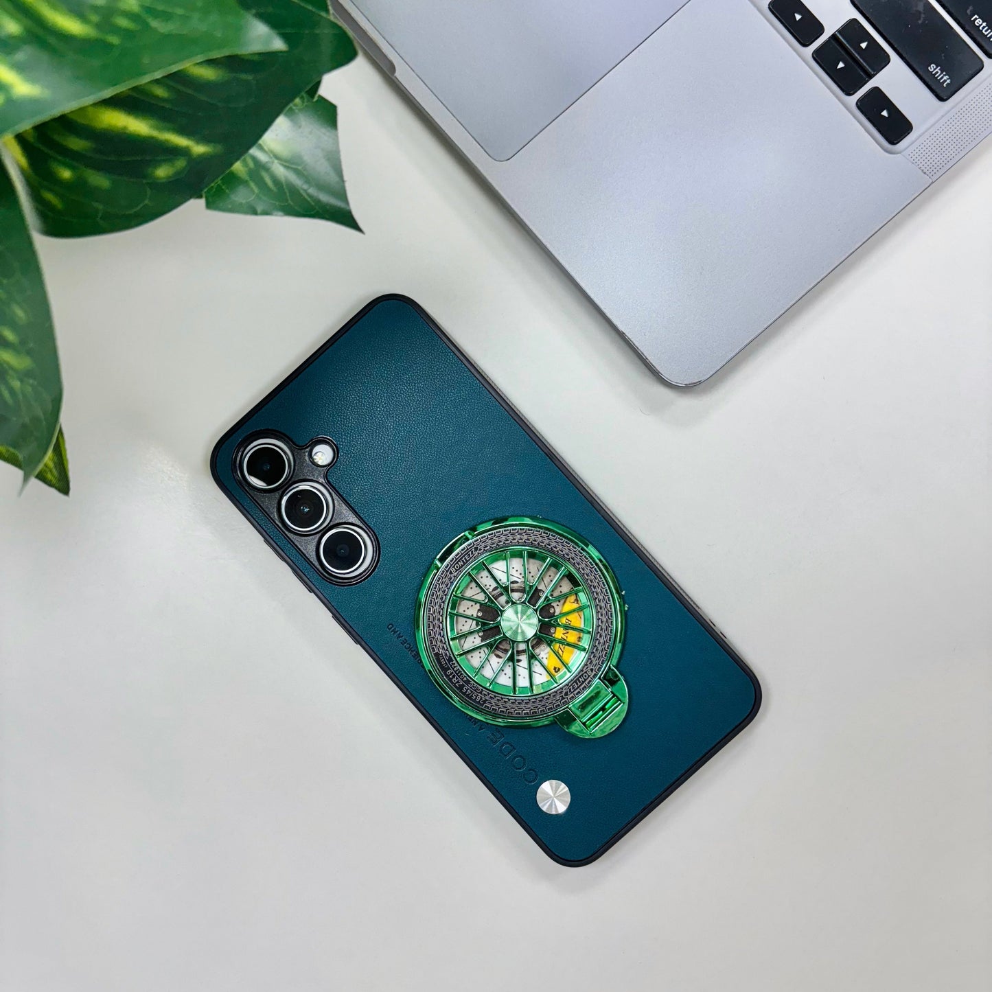 Samsung Galaxy A55 5G Best Selling Stress Buster Wheel Soft Vegan Scratch Resistant Back Case