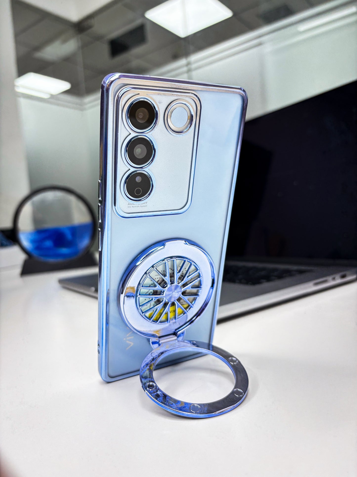 Vivo V27/V27 Pro 5G Ferrari Wheel Electroplating Case