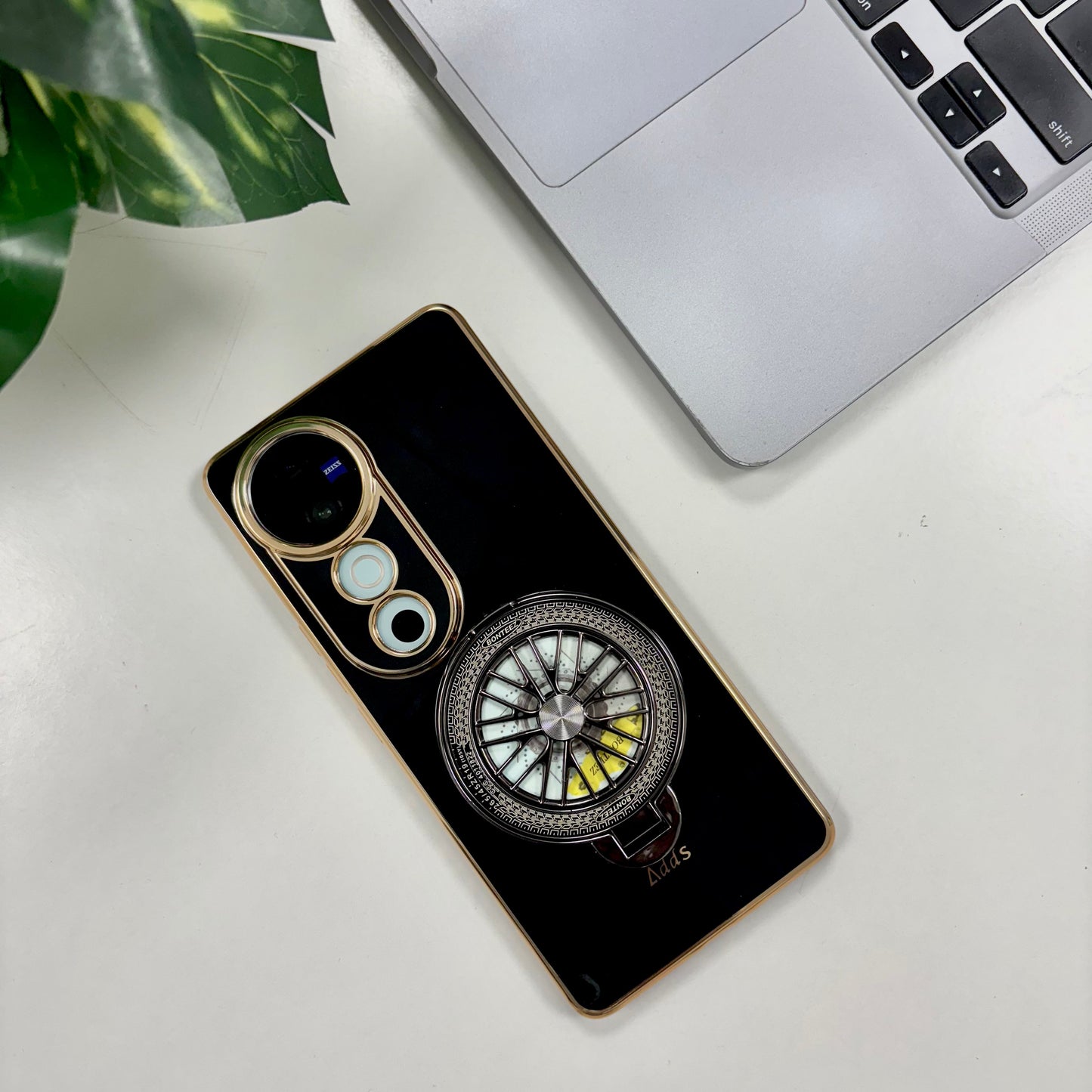 Vivo V40 Pro 5G Best Selling Stress Buster Wheel Silicone Scratch Resistant Back Case