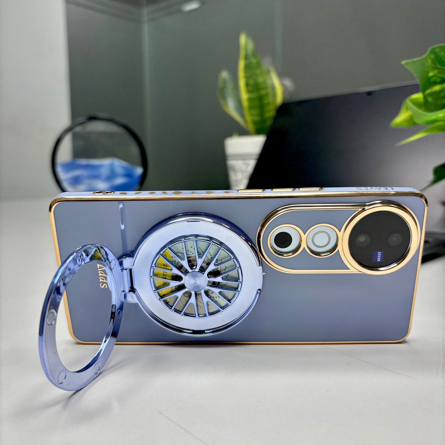 Vivo V40 Pro 5G Best Selling Stress Buster Wheel Silicone Scratch Resistant Back Case
