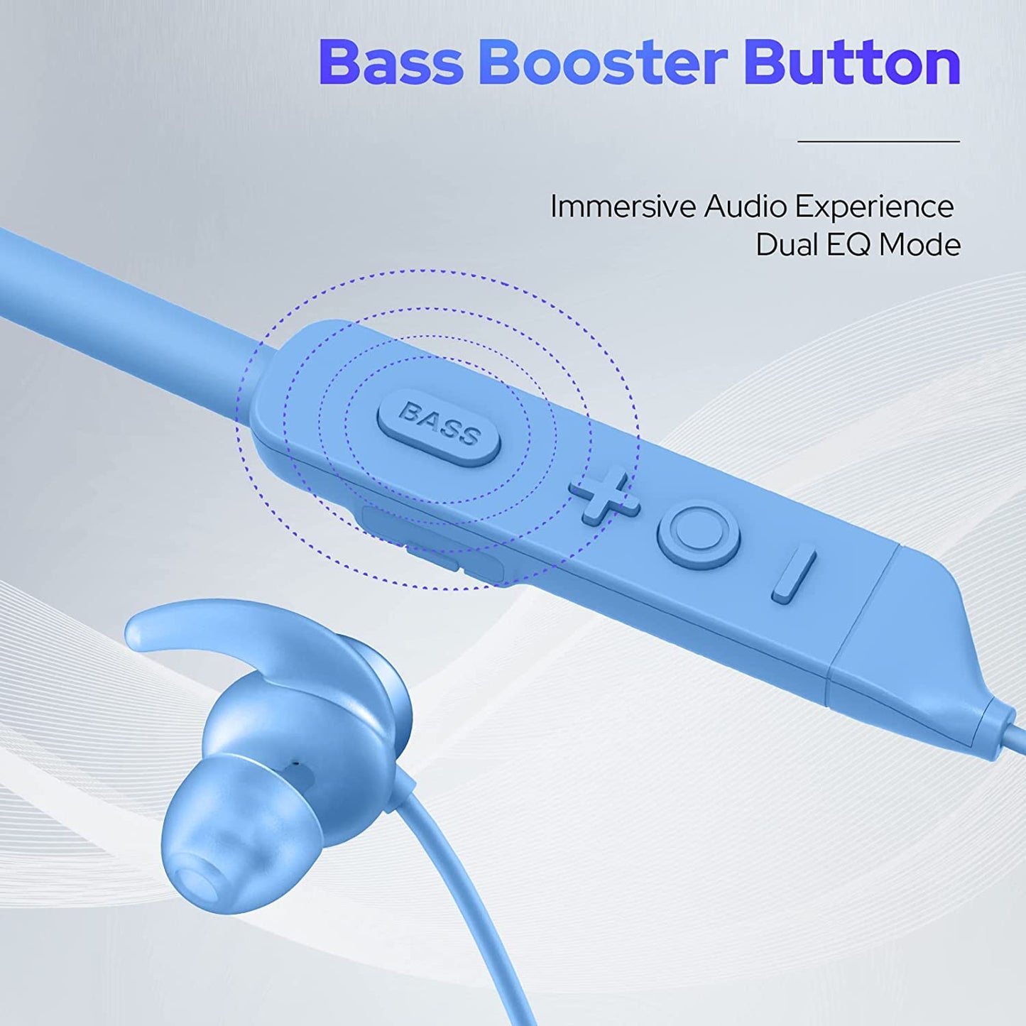 Wireless Neck Band With Soft Earbuds (HP02)