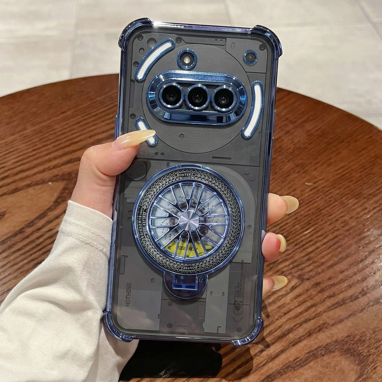 Nothing Phone 3a 5G Premium Stress Buster Wheel Rotating Shockproof Airbags Case