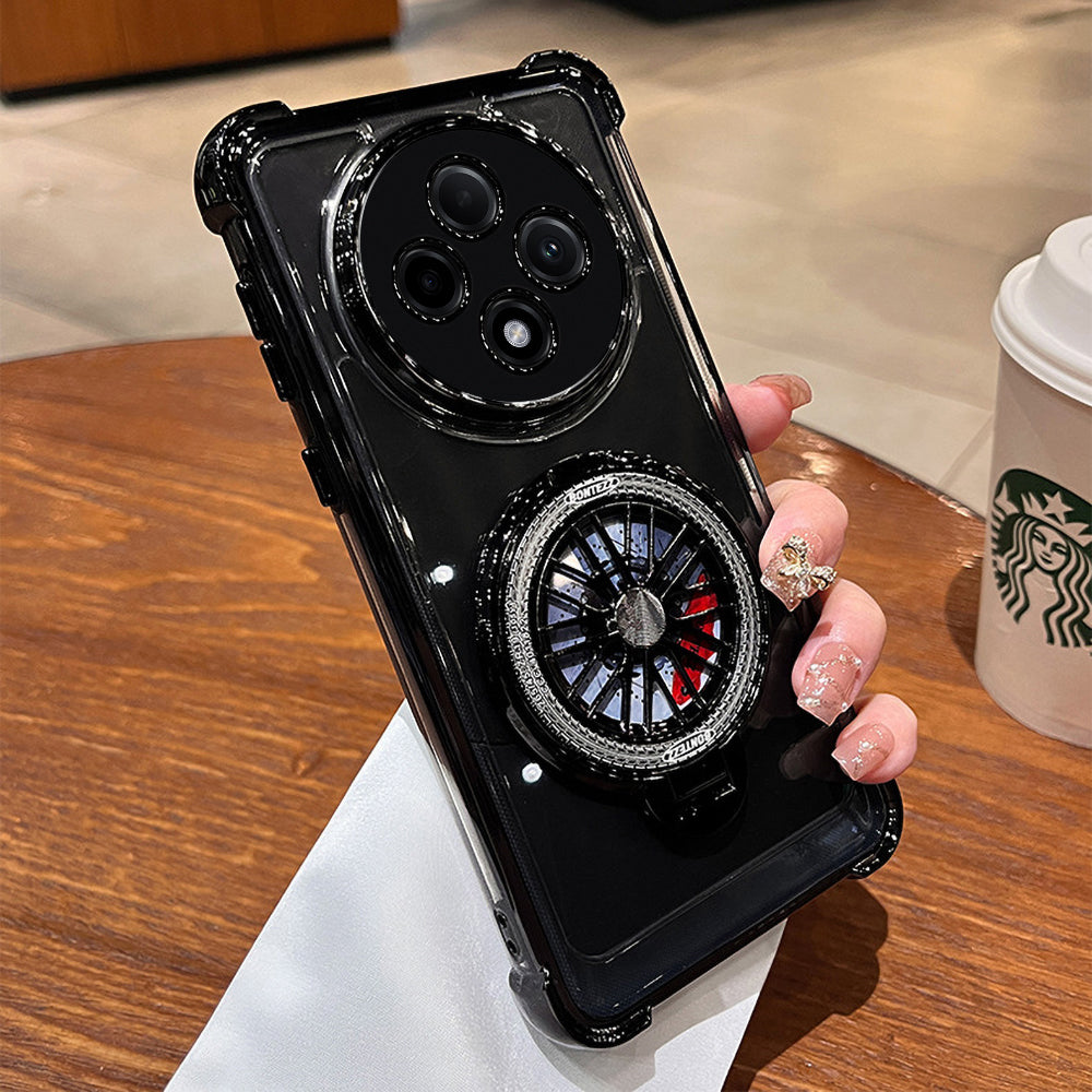 Oppo Reno12 F 5G Premium Stress Buster Wheel Rotating Shockproof Airbags Case