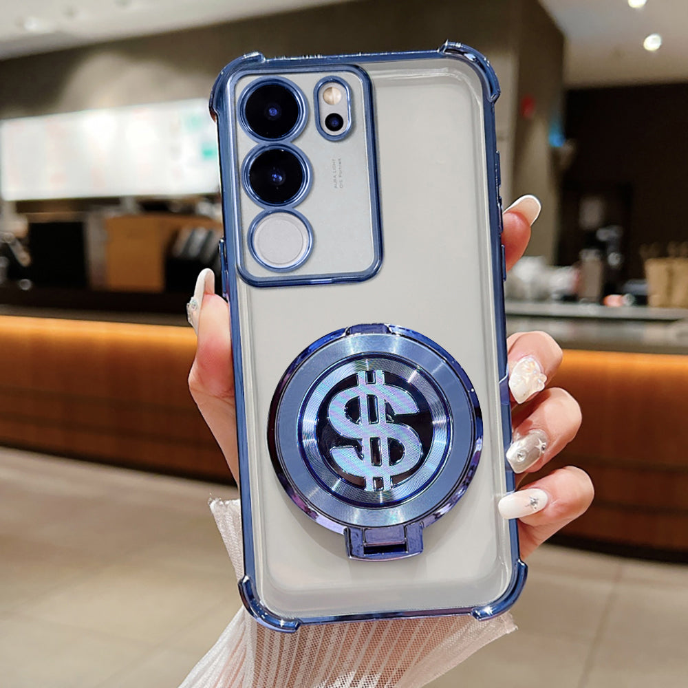 Vivo V29/V29 Pro 5G Four Corner Airbags 100% Original Astro Money Magnet Rotating Dollar Case