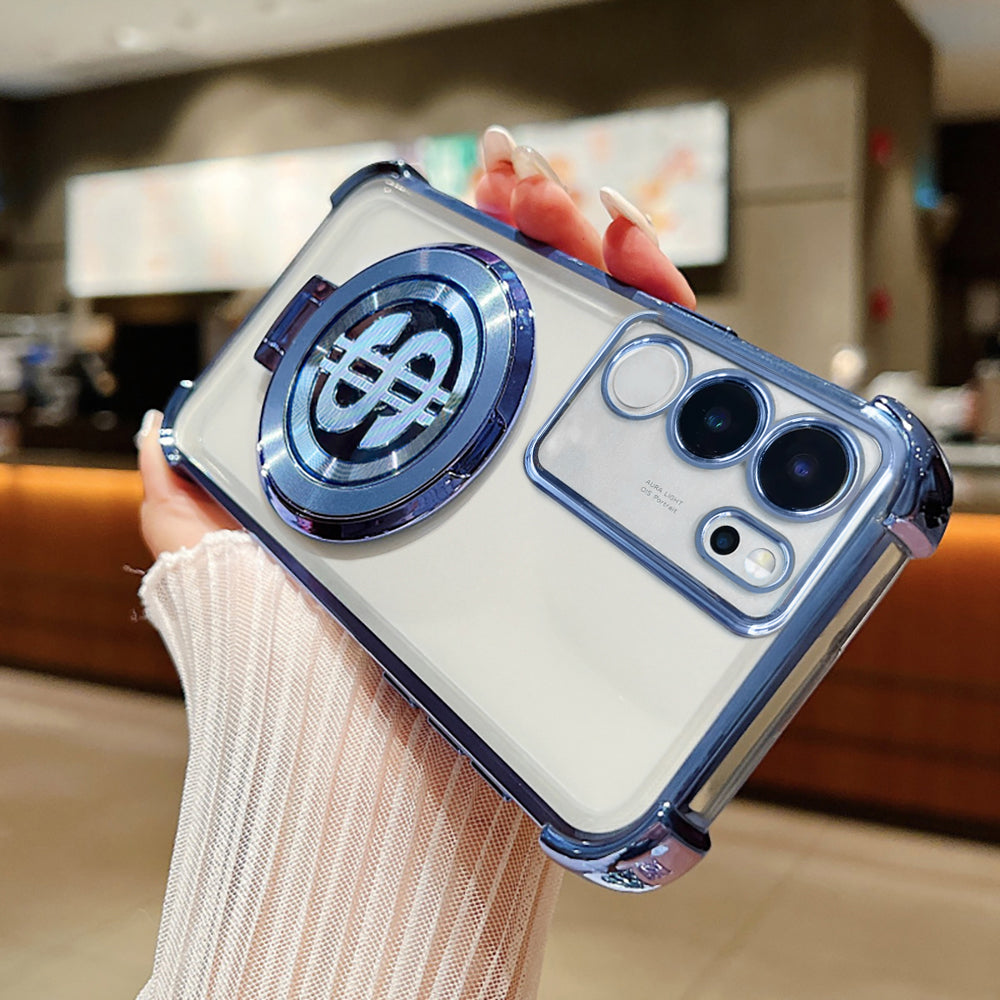 Vivo V29/V29 Pro 5G Four Corner Airbags 100% Original Astro Money Magnet Rotating Dollar Case