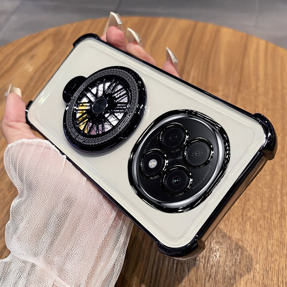 Oppo F29 Pro 5G Premium Stress Buster Wheel Rotating Shockproof Airbags Case
