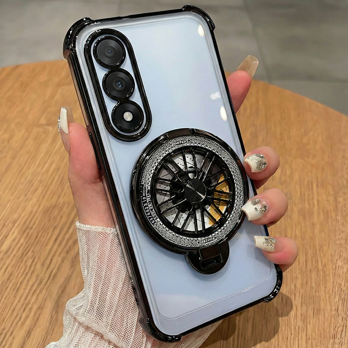 OnePlus Nord 5 5G Premium Stress Buster Wheel Rotating Shockproof Airbags Case