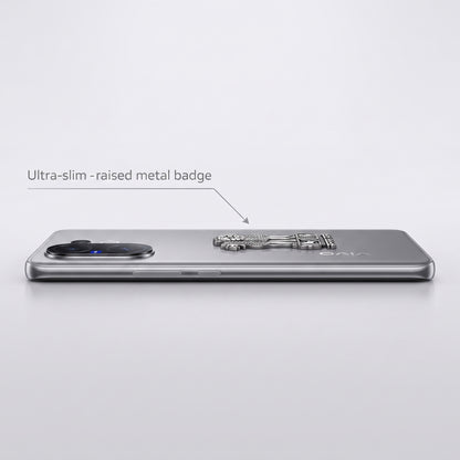 Vivo T4 Pro 5G Compatible Satyamev Jayate 3D Metal Emblem Sticker