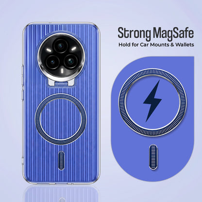 Realme 14 Pro+ 5G Anti-Yellow Magsafe Liquid Crystal Clear Case