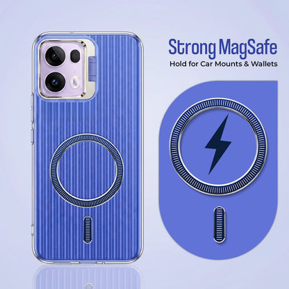 Oppo Reno 13 Pro 5G Anti-Yellow Magsafe Liquid Crystal Clear Case