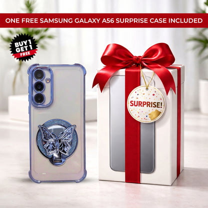 Samsung Galaxy A56 5G Premium Butterfly Stand Airbags Case (Buy 1 Get 1 Surprise Cover)