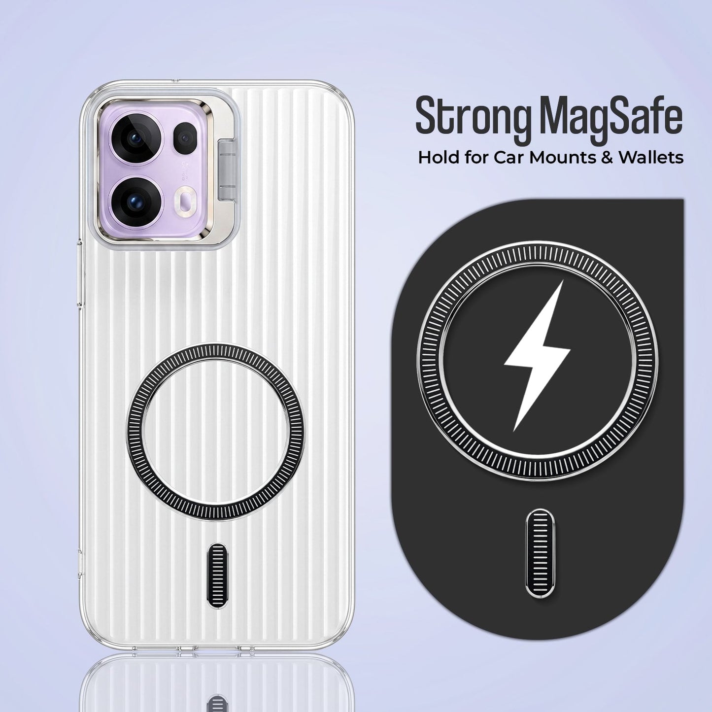 Oppo Reno 13 Pro 5G Anti-Yellow Magsafe Liquid Crystal Clear Case