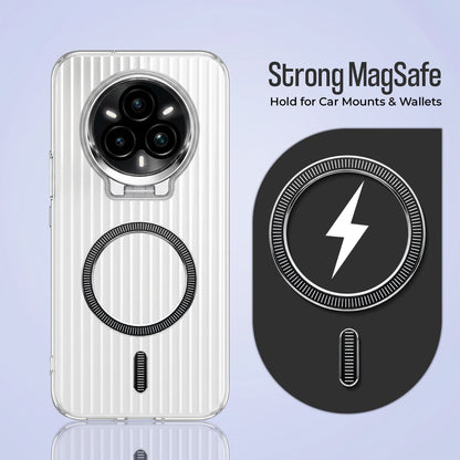 Realme 14 Pro+ 5G Anti-Yellow Magsafe Liquid Crystal Clear Case