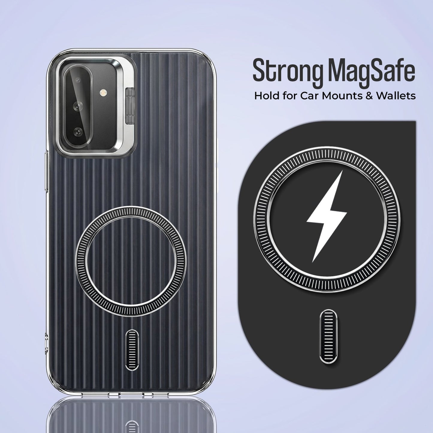 Samsung Galaxy A56 5G Anti-Yellow Magsafe Liquid Crystal Clear Case