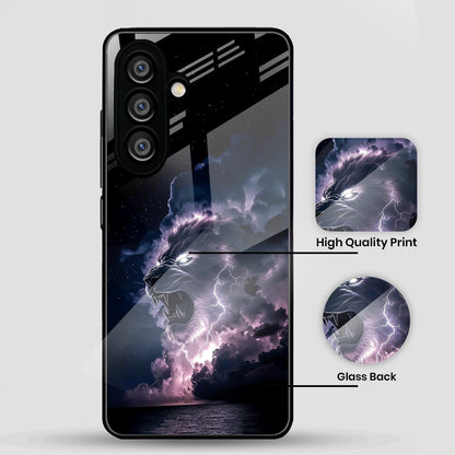 Samsung Galaxy A36 5G Premium Acrylic Shockproof Glass Back Case (Storm King)