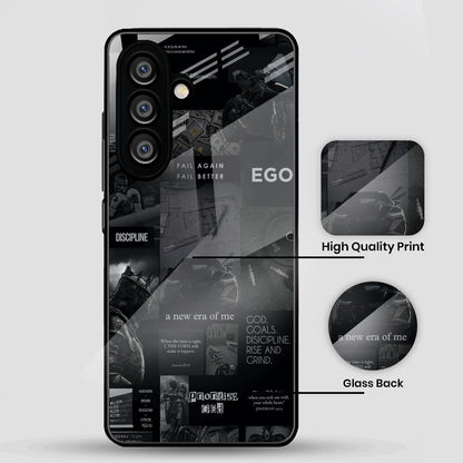 Samsung Galaxy A56 Premium Acrylic Shockproof Glass Back Case (New Era)