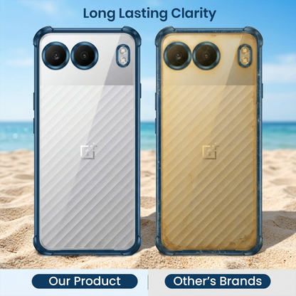 OnePlus Nord 4 5G Anti-Yellow Electroplating Transparent Airbags Case