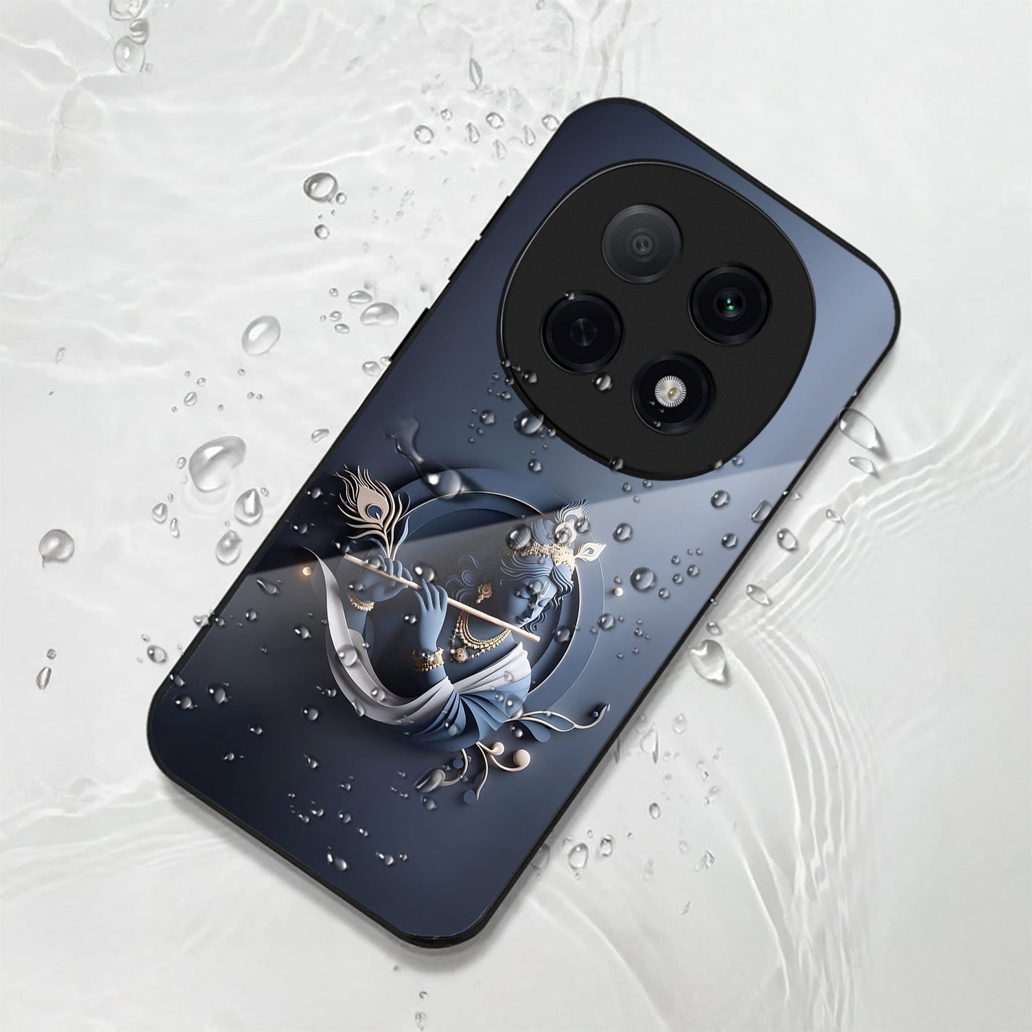 OPPO F29 Pro 5G Premium Acrylic Shockproof Glass Back Case (Krishna)