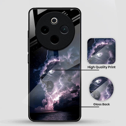 Vivo T4 5G Premium Acrylic Shockproof Glass Back Case (Storm King)