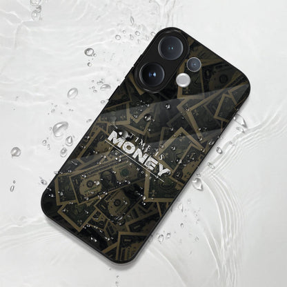 Vivo V60 5G Premium Acrylic Shockproof Glass Back Case (Time Is Money)