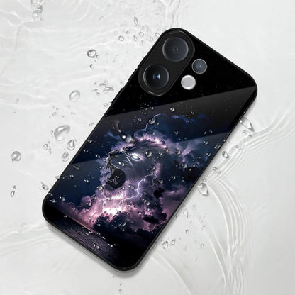 Vivo V60 5G Premium Acrylic Shockproof Glass Back Case (Storm King)