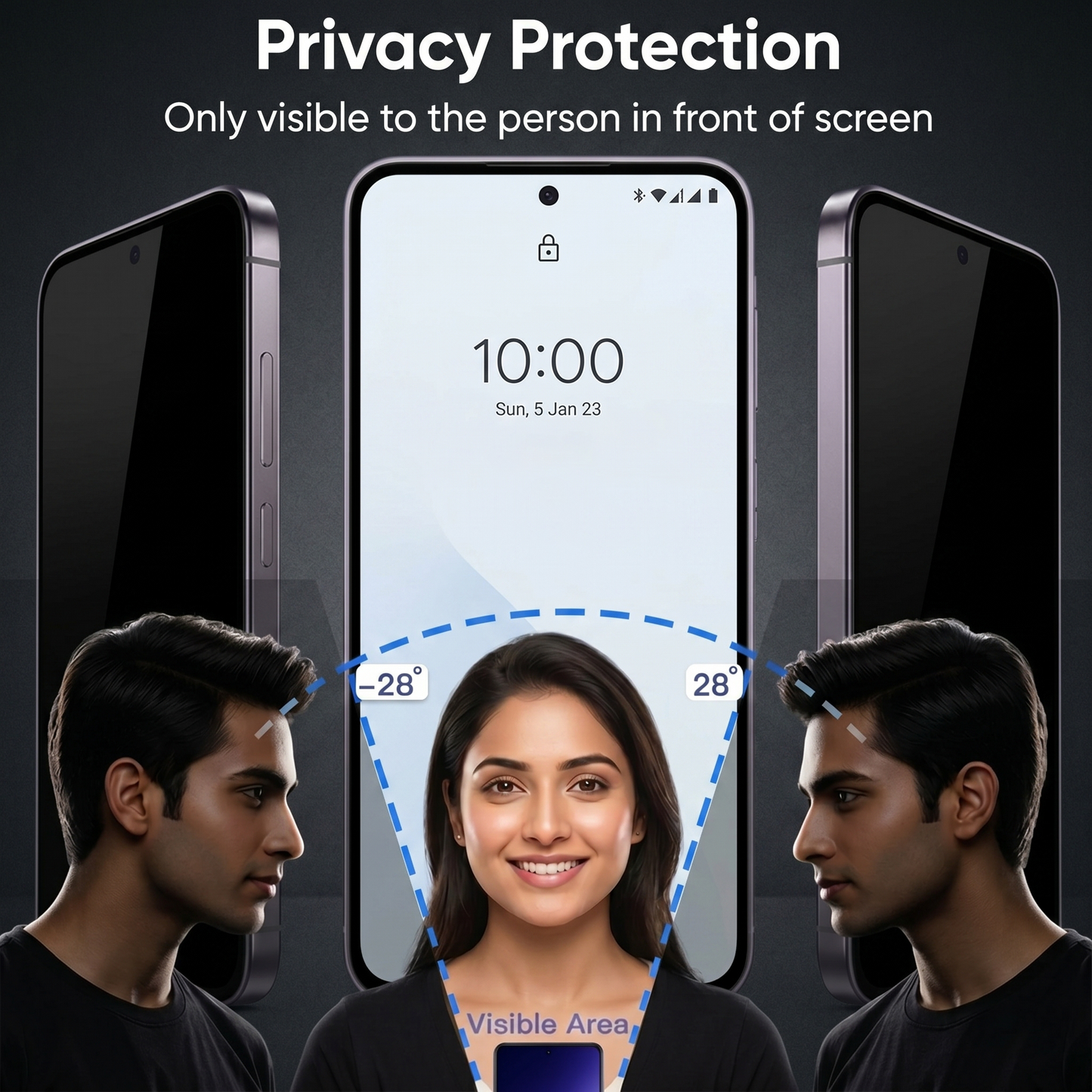 Vivo V70 5G Original Luxury Magnifier Ring Stand Shockproof Airbags Corner Case
