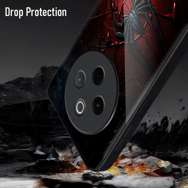 Vivo T4 5G Premium Acrylic Shockproof Glass Back Case (Spider Armor)