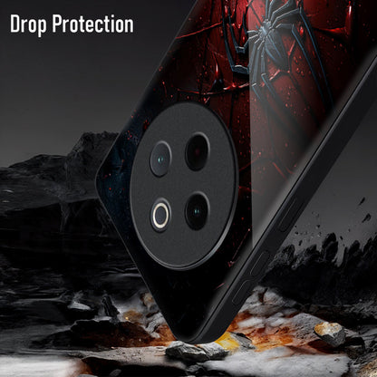 Vivo T4 5G Premium Acrylic Shockproof Glass Back Case (Spider Armor)