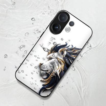 Vivo V60 5G Premium Acrylic Shockproof Glass Back Case (King’s Flow)
