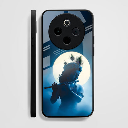 Vivo T4 5G Premium Acrylic Shockproof Glass Back Case (Midnight Krishna)