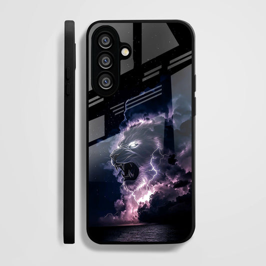 Samsung Galaxy A56 Premium Acrylic Shockproof Glass Back Case (Storm King)