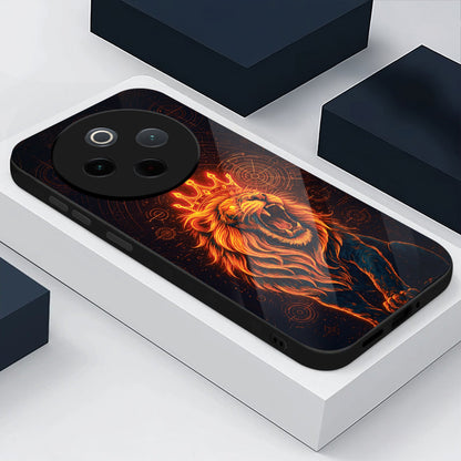 Vivo T4 5G Premium Acrylic Shockproof Glass Back Case (King of Cosmos)