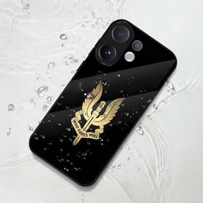 Vivo V60 5G Premium Acrylic Shockproof Glass Back Case ( Dare Wins)