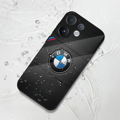 Vivo V60 5G Premium Acrylic Shockproof Glass Back Case (BMW LOGO)