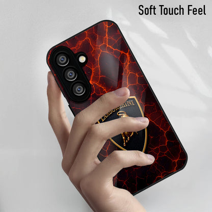 Samsung Galaxy A56 Premium Acrylic Shockproof Glass Back Case (SpeedFlare)