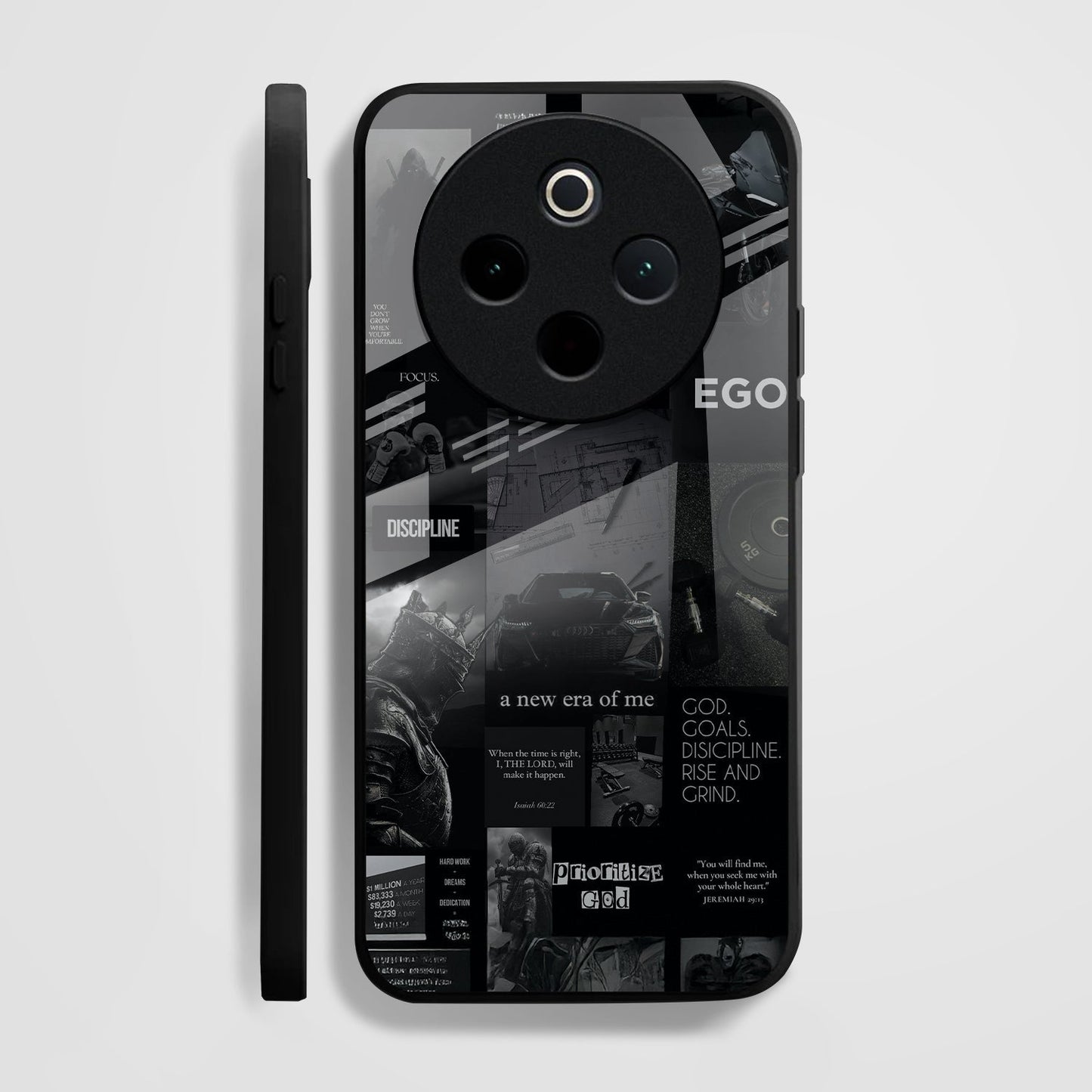 Vivo T4 5G Premium Acrylic Shockproof Glass Back Case (New Era)