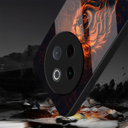 Vivo T4 5G Premium Acrylic Shockproof Glass Back Case (King of Cosmos)