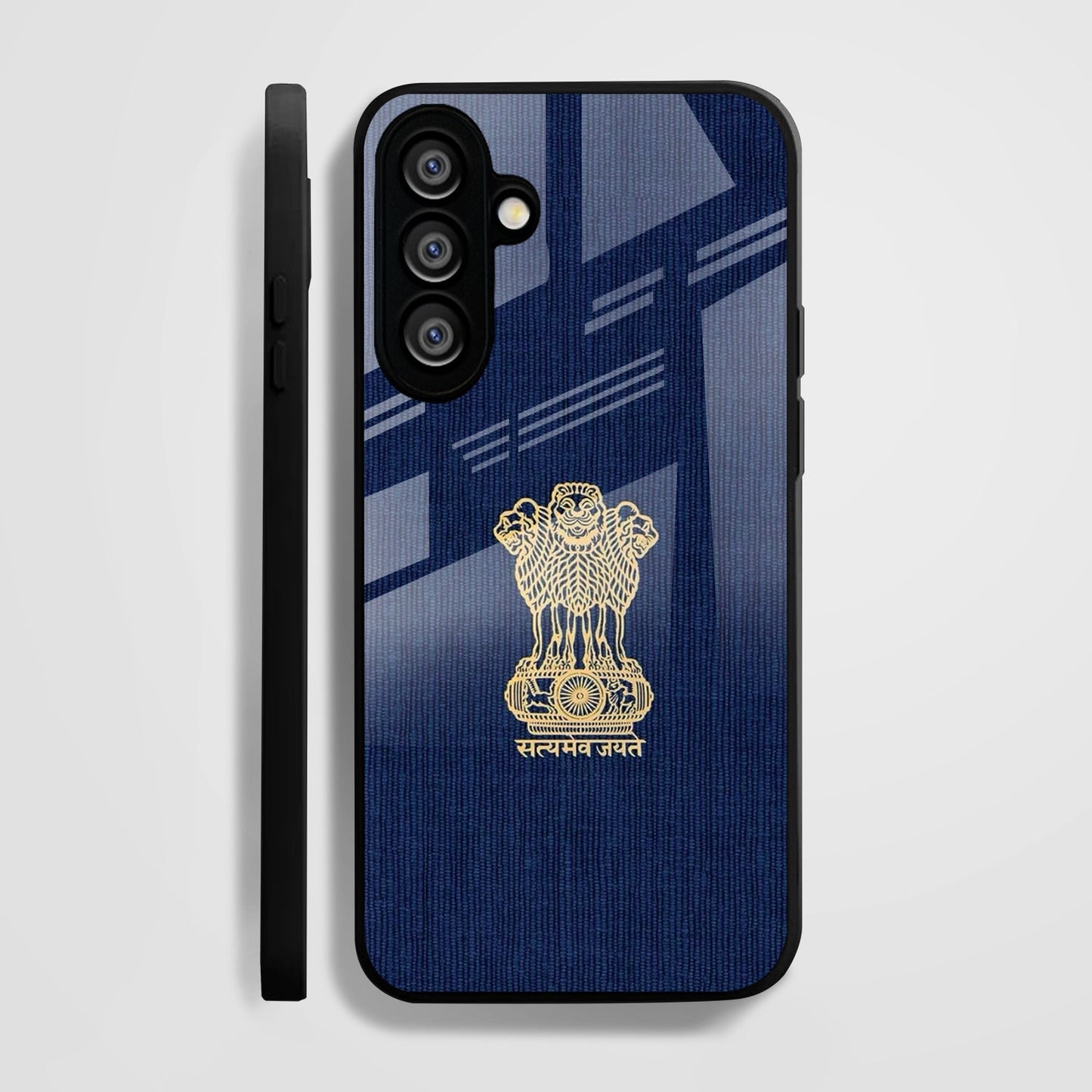 Samsung Galaxy A56 Premium Acrylic Shockproof Glass Back Case (Nation Pride)