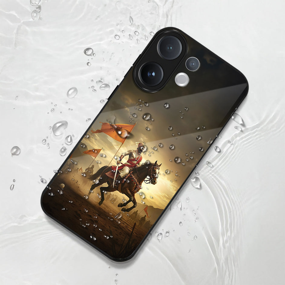 Vivo V60 5G Premium Acrylic Shockproof Glass Back Case ( Battle Glory)