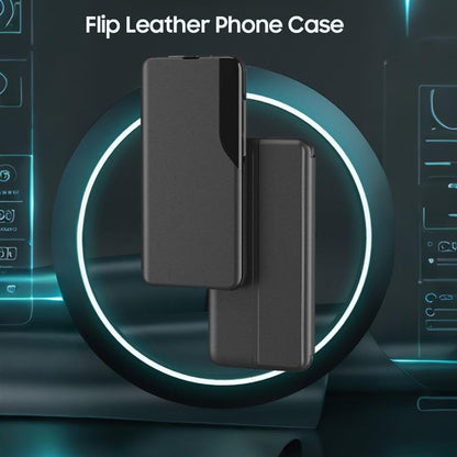Vivo Y200 Pro 5G Luxury Half Window Leather Flip Case