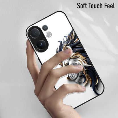 Vivo V60 5G Premium Acrylic Shockproof Glass Back Case (King’s Flow)