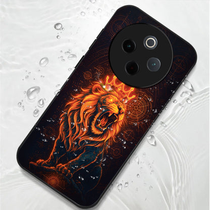 Vivo T4 5G Premium Acrylic Shockproof Glass Back Case (King of Cosmos)
