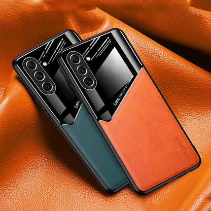 Samsung Galaxy A34 5G Luxury Generous® Leather Protective Back Case
