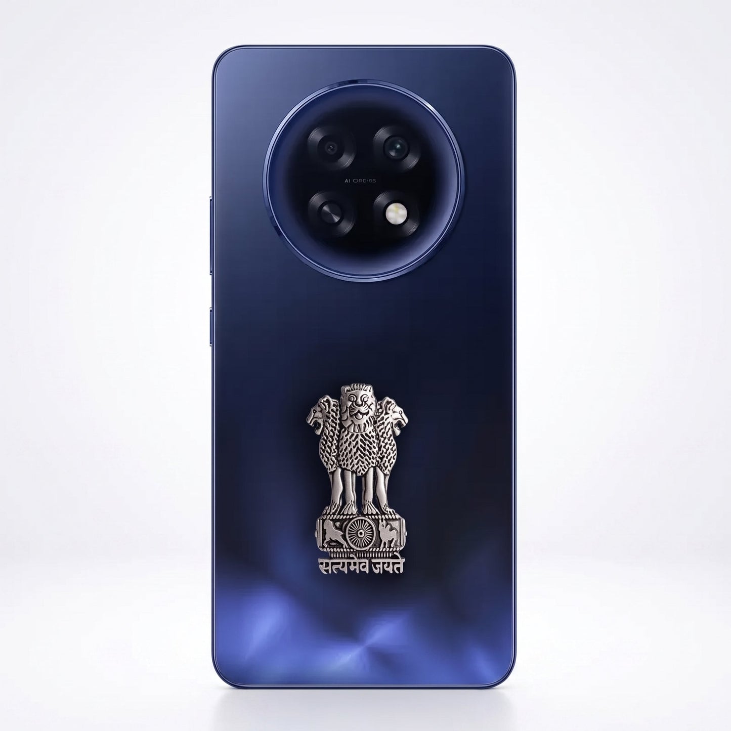 Oppo F31 Pro+ 5G Compatible Satyamev Jayate 3D Metal Emblem Sticker